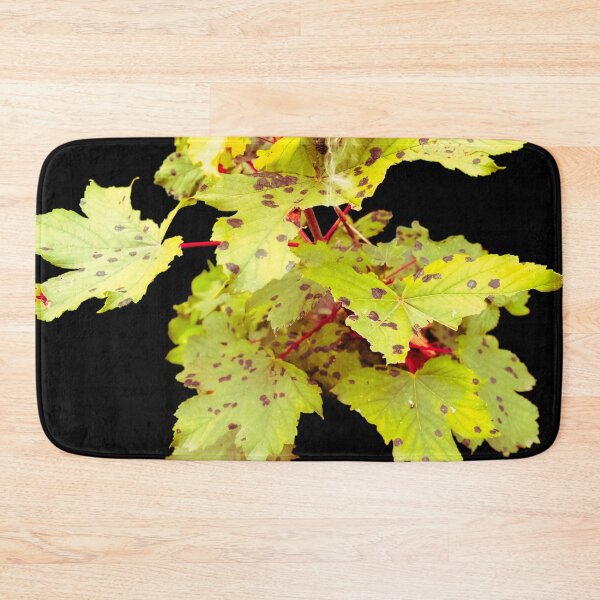 Item preview, Leaves on Black Background designed and sold by Olympia Ellinas.