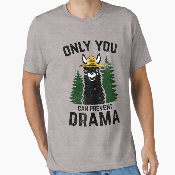 Item preview, The Original Only You Can Prevent Drama Llama GRUNGED - Smokey Bear Parody designed and sold by DesIndie.