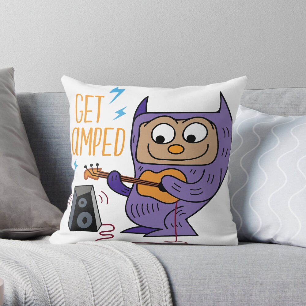 Item preview, Throw Pillow designed and sold by nightisalive.