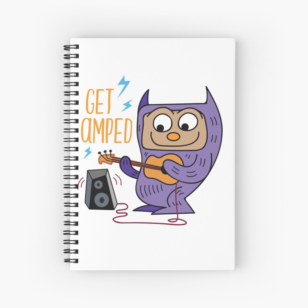 Item preview, Spiral Notebook designed and sold by nightisalive.