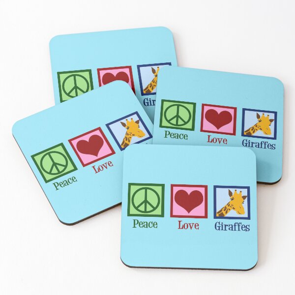 Item preview, Peace Love Giraffes designed and sold by Epic Love Designs.