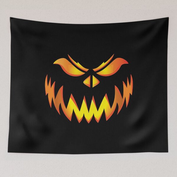 Item preview, Scary Jack O Lantern Sinister Halloween Pumpkin Face design designed and sold by tronictees.