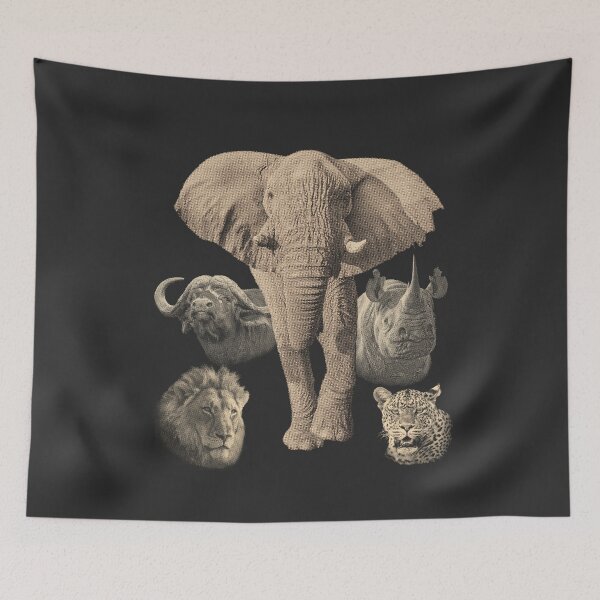Item preview, Big Five Africa Safari  designed and sold by Scotch Macaskill.