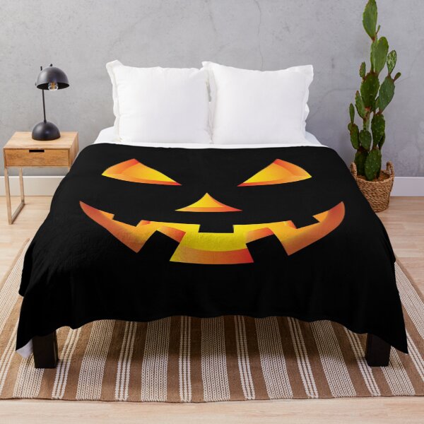 Item preview, Scary Pumpkin Halloween Jack O Lantern Face graphic designed and sold by tronictees.