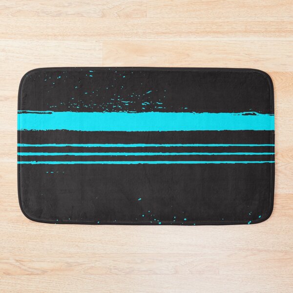 Item preview, abstract neon blue and black designed and sold by kim tang.