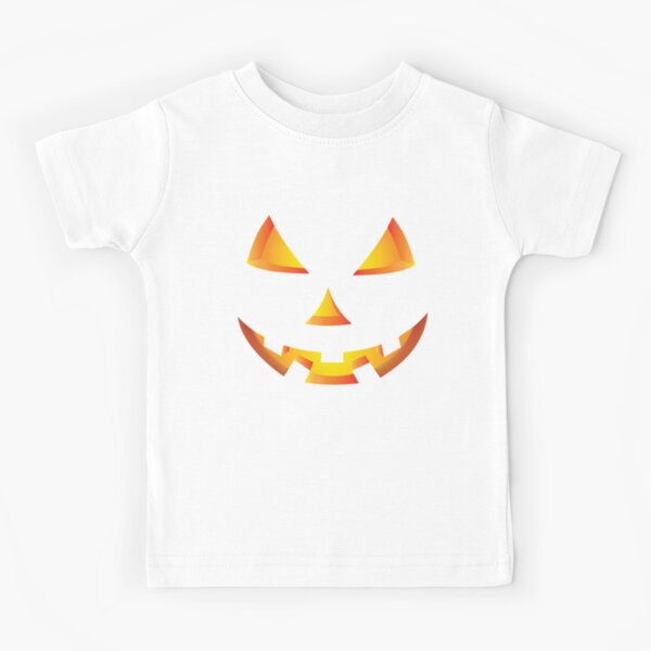 Ghost, Jack-o-lantern, Halloween, Boo! Scary Pumpkin Monster Fire Face  T-Shirt | Kids T-Shirt