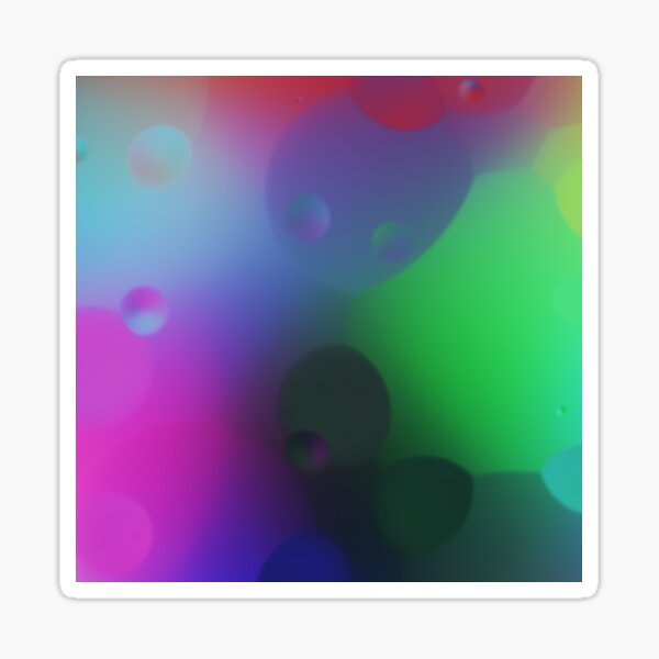 misc fantasy color drops C Sticker