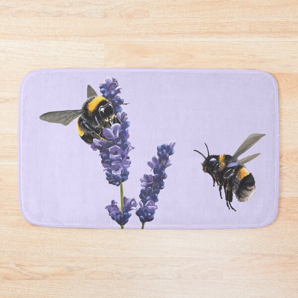 Item preview, Bee Happy lavender by Julie Jones designed and sold by Julie  Jones.