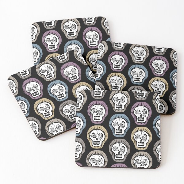 Item preview, Spiky Skulls  designed and sold by Andi Bird.
