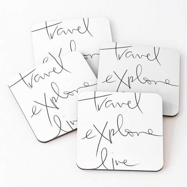 Item preview, Travel Explore Live, inspiring quote, artsy  designed and sold by AMillsDesign.