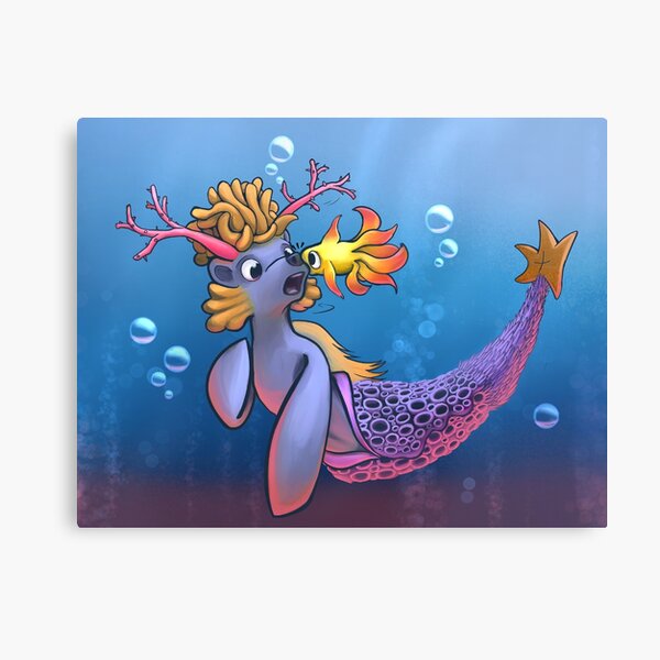 Cute Coral Critter Prints Canvas Print