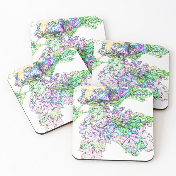 Item preview, Leaves on Black Background - Colour #2 designed and sold by Olympia Ellinas.