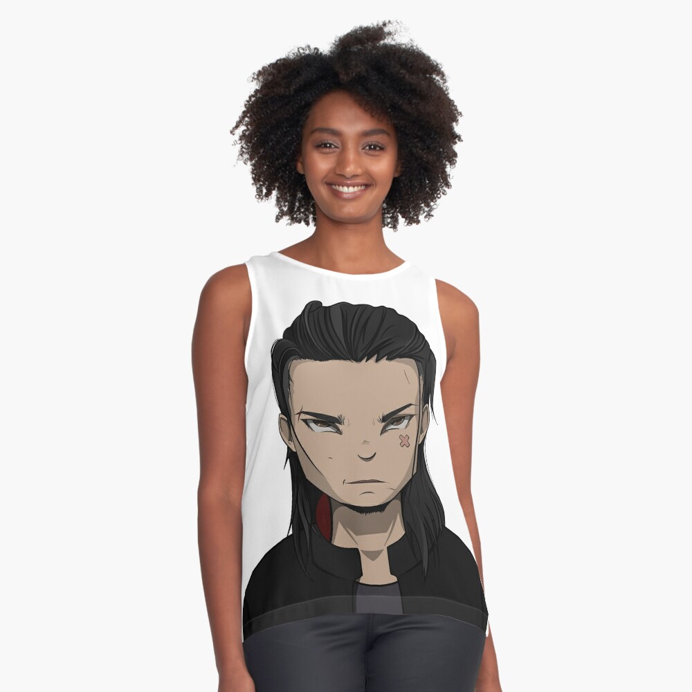 Takiya Genji Crows Zero Sleeveless Top By Stickersmar Redbubble