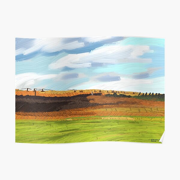 Farm Plain Poster