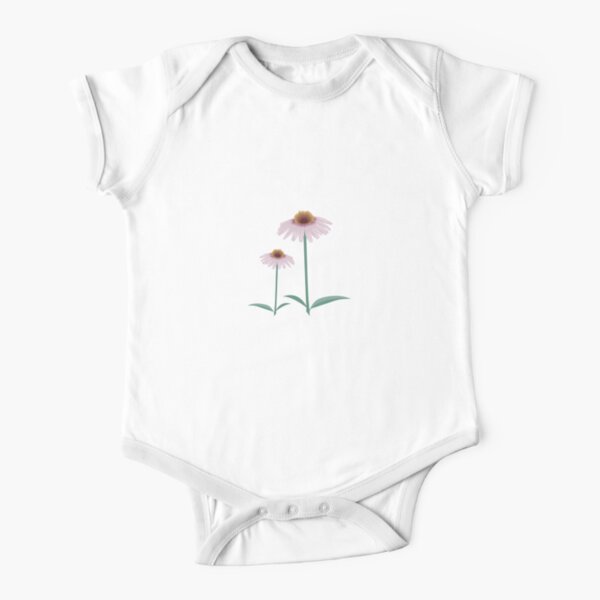 Happy Vibrations Daisies Short Sleeve Baby One-Piece