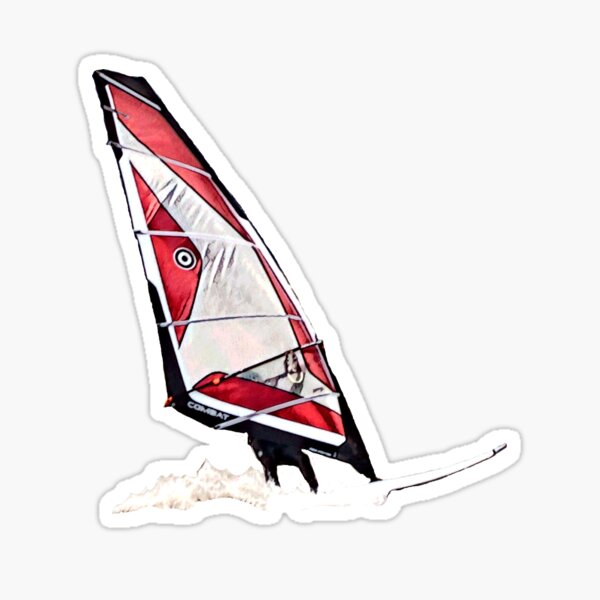 Windserfer 1 Glossy Sticker