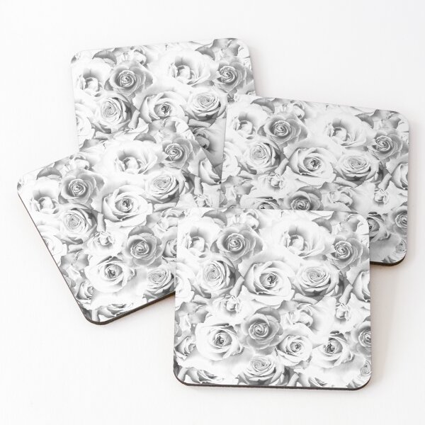Item preview, White Rose Pattern designed and sold by TMBTM.