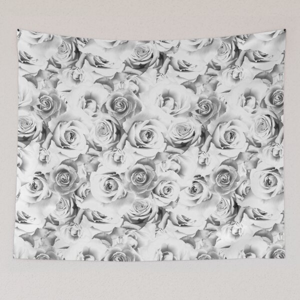 Item preview, White Rose Pattern designed and sold by TMBTM.