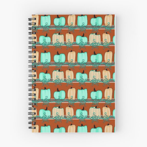 Item preview, Bluegreen Pumpkins designed and sold by bloomingvine.