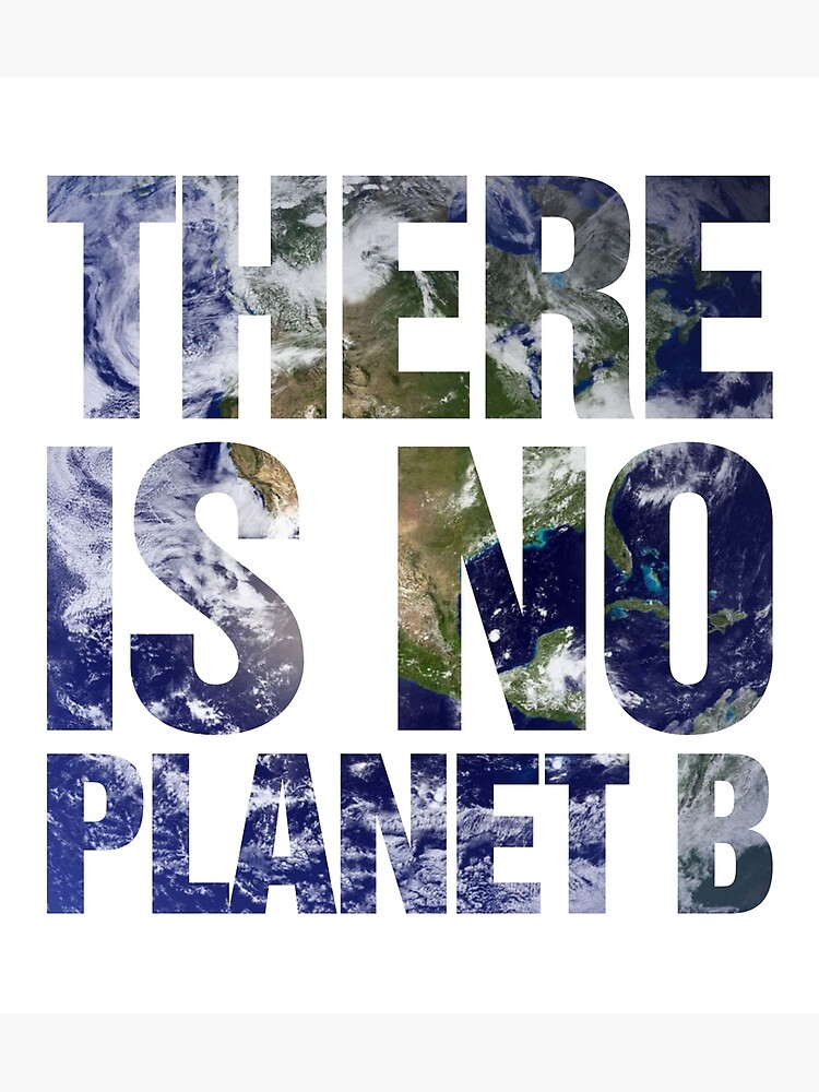 Disover There Is No Planet B Earth Premium Matte Vertical Poster