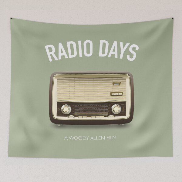 Item preview, Radio Days - Alternative Movie Poster designed and sold by MoviePosterBoy.