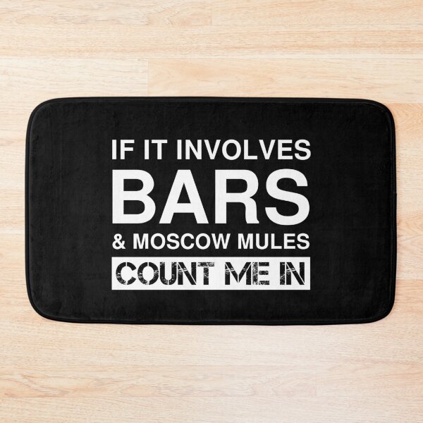 Item preview, Funny Bars And Moscow Mules Cocktails Coktail Drinker designed and sold by Creekman Designs.