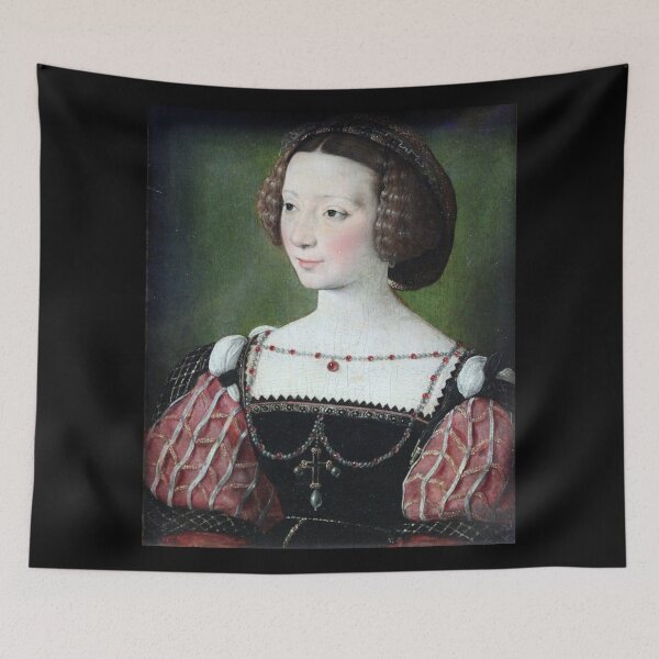 Item preview, Beatrix Pacheco, Countess of Montbel und Entremonts - Jean Clouet - c1550 designed and sold by CrankyOldDude.