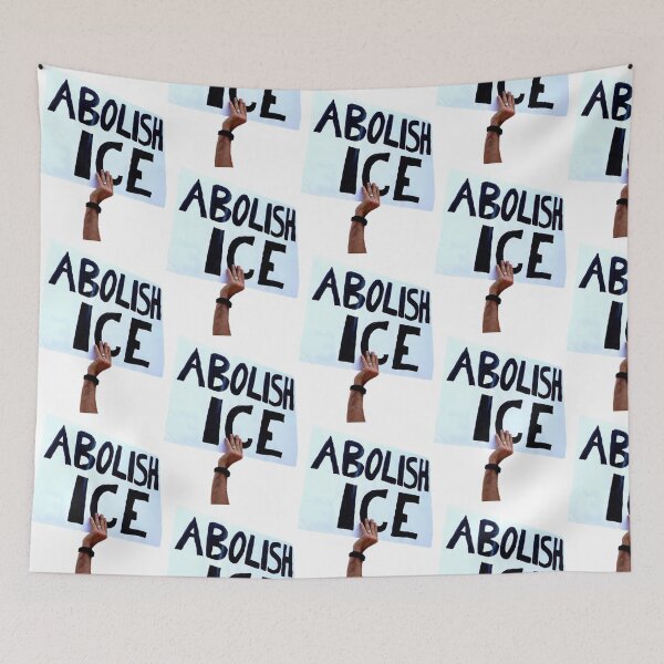 Item preview, ABOLISH ICE sign designed and sold by nauticanoah.