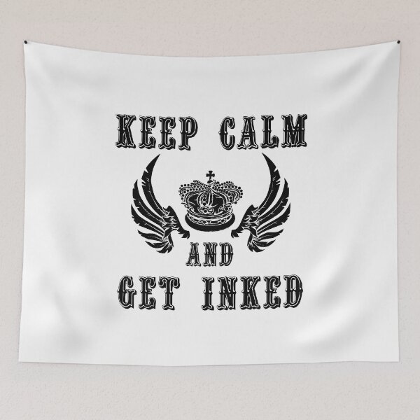 Item preview, Keep Calm and Get Inked designed and sold by DiscoBoogie.