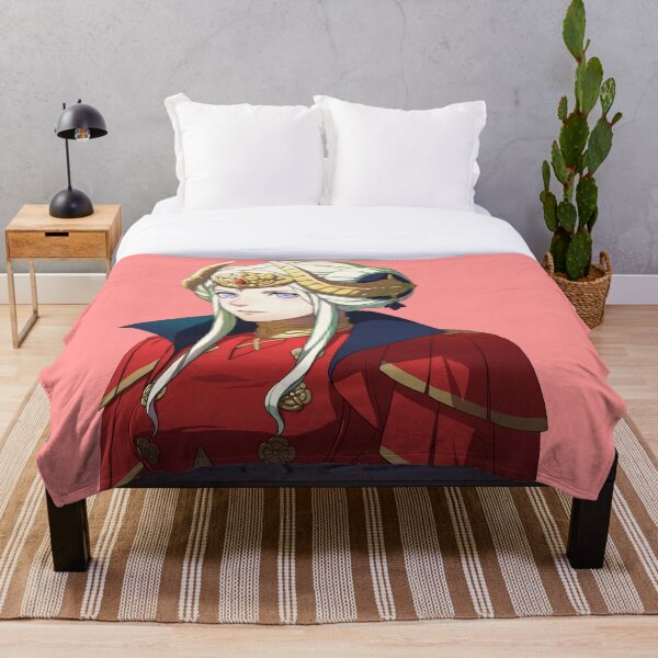 Adult Edelgard (Timeskip) - Fire Emblem Three Houses Throw Blanket