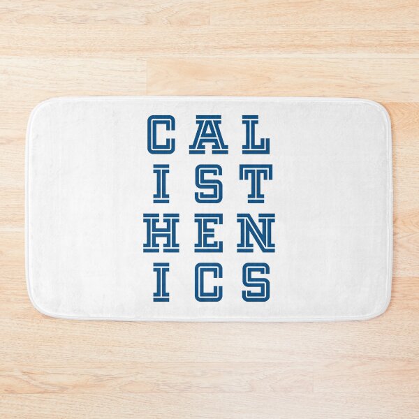 Item preview, Calisthenics - Vertical Blue College Font Design designed and sold by geeksta.