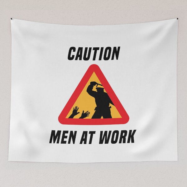 Item preview, Police Brutality - Caution Men At Work designed and sold by DiscoBoogie.
