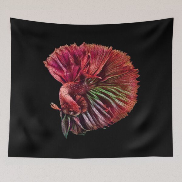 Item preview, Red Betta Splendens designed and sold by Heathermarie321.