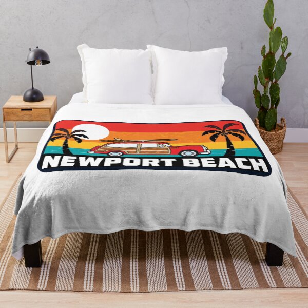 Item preview, Newport Beach California Surfing Woodie Surf Surfer Surfboard designed and sold by DESTINATIONS DECAL.