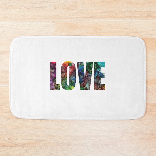 Item preview, Word Art LOVE from original alcohol ink painting designed and sold by The Elderberry Blossom.