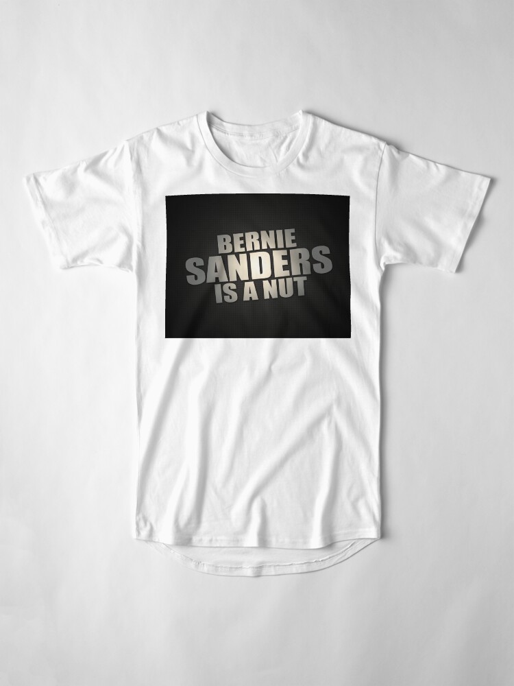 Alternate view of Bernie Sanders Is A Nut Long T-Shirt