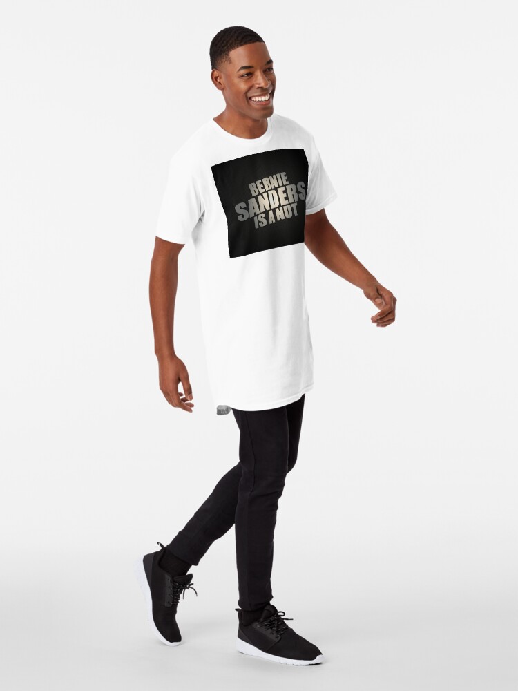 Alternate view of Bernie Sanders Is A Nut Long T-Shirt
