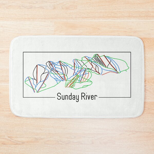 Item preview, Sunday River Colored Trail Map designed and sold by ChasingGnarnia.