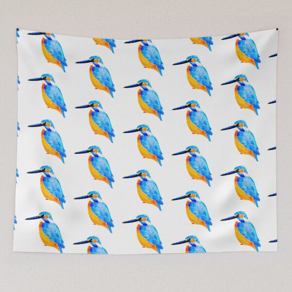 Item preview, Colourful kingfisher designed and sold by The Curious Cat.