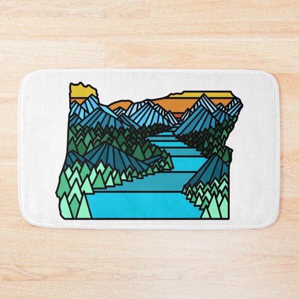 Item preview, Oregon, Mountains, Trees, River designed and sold by Ben McKenzie.