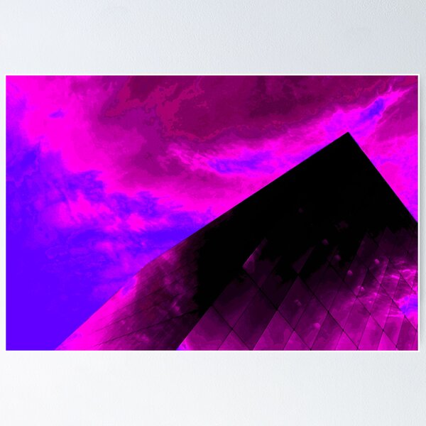 Item preview, Abstract Neon Pink Eighties Vaporwave Cube designed and sold by Dator.