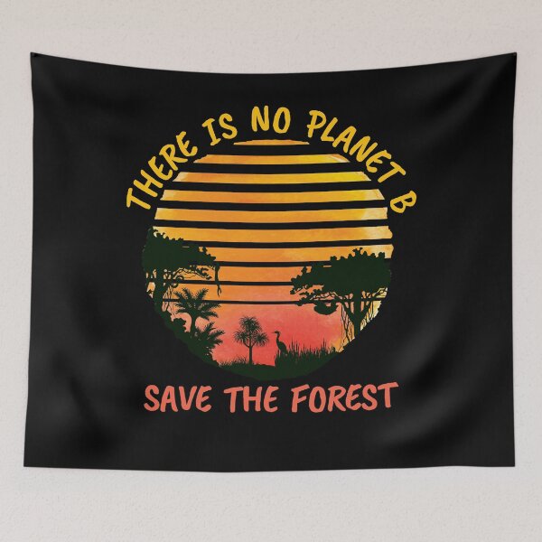 Item preview, Pray Amazonia  Save Planet Retro designed and sold by wilsonellis.