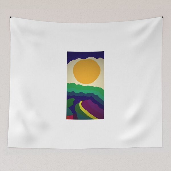 Item preview, On A Colorful Path To A Beautiful Sunset designed and sold by pinksoul.