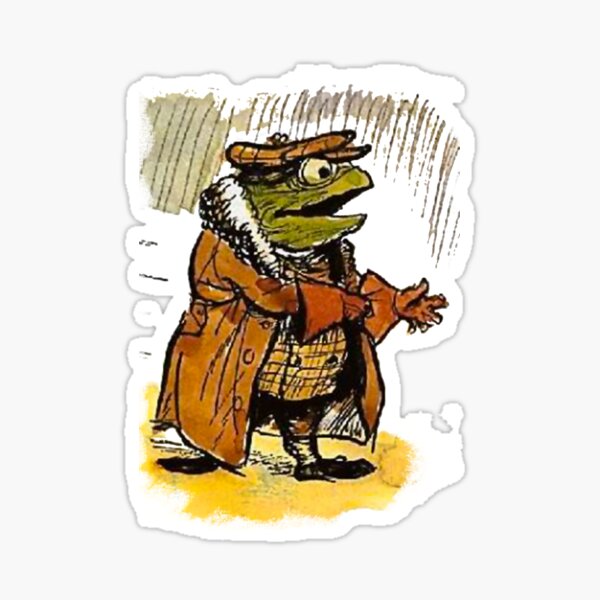Item preview, toad of toad hall art print illustration wind in the willows designed and sold by printzshop.