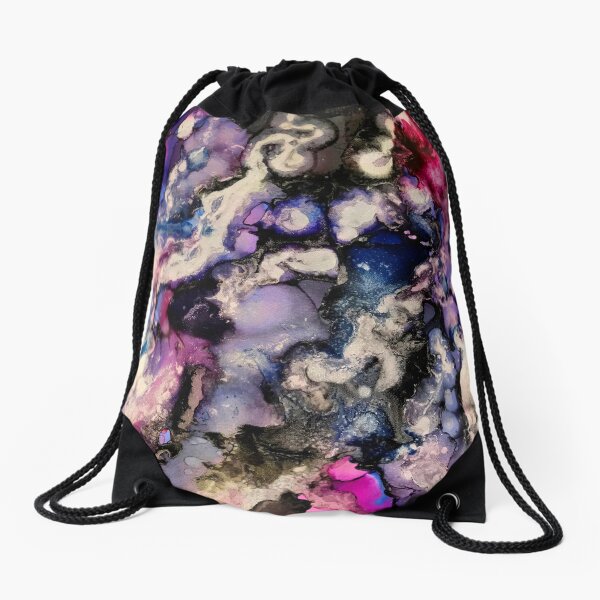 Swirling Thoughts Within My Mind Drawstring Bag