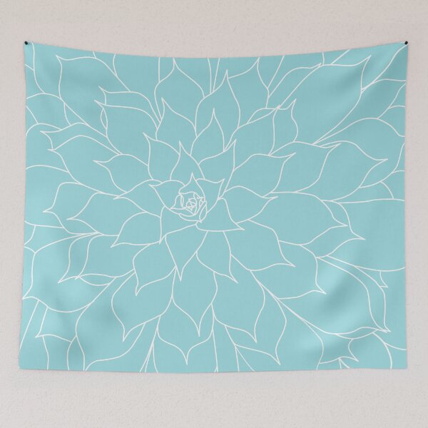 Item preview, Succulent in Aqua designed and sold by UrbanEpiphany.