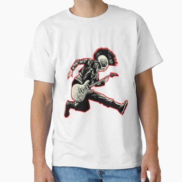 Item preview, Punk Rock Skeleton Guitarist designed and sold by SerpentSkyArts.
