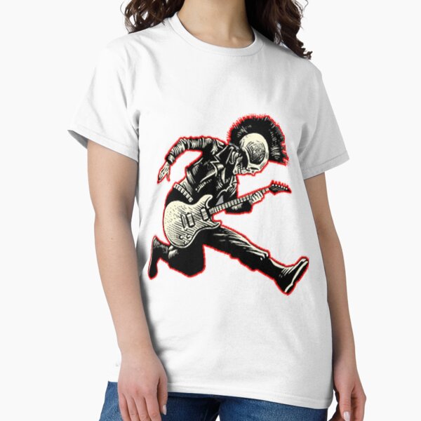 Item preview, Punk Rock Skeleton Guitarist designed and sold by SerpentSkyArts.