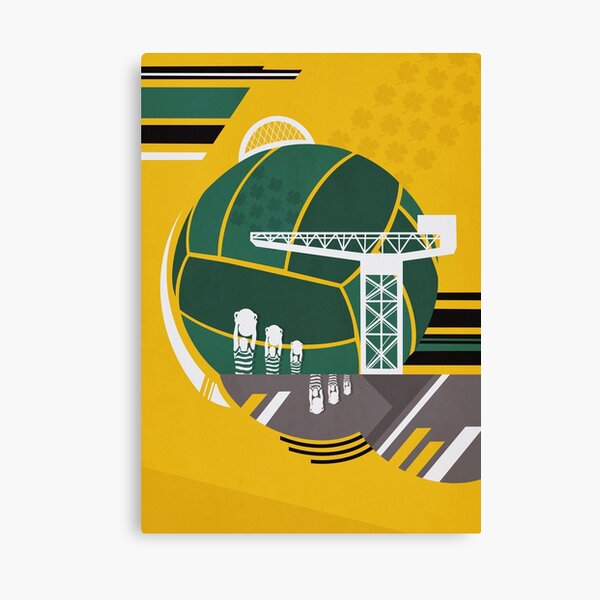 Glasgow Poster Canvas Print