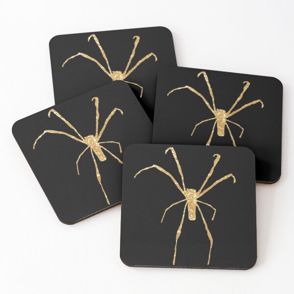 Item preview, SPIDER in LIGHT GOLD GLITTER designed and sold by Susan Prolman.
